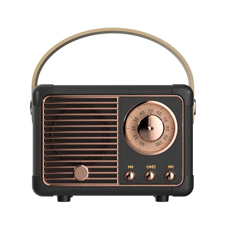 Retro Bluetooth Speaker HM11 Classical Retro Music Player Sound Stereo Portable Decoration Mini Speakers Travel Music Player. 