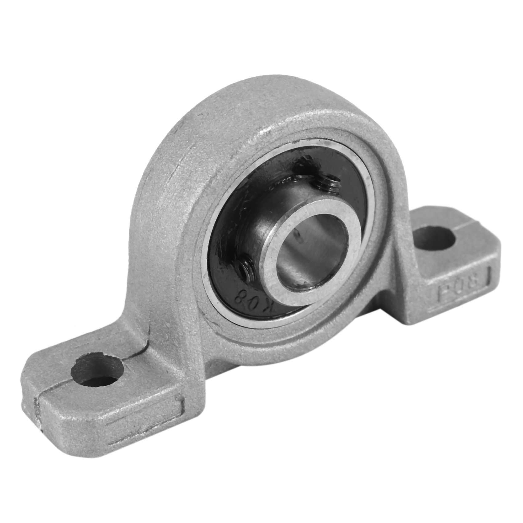 16Pcs KP08 Pillow Block Mounted Ball Bearing (Diameter 8mm Bore) Zinc Alloy Pillow Block Bearing. 