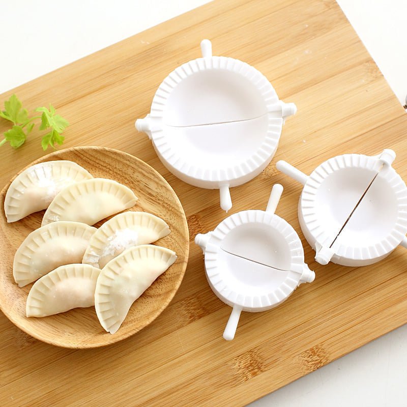 3 Pieces Different Sizes Momo Dumpling Maker Kuli Pitha maker Mold Press Dow