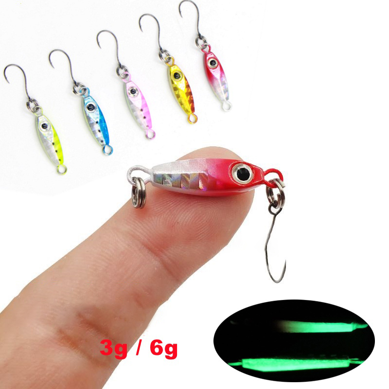 Ma Kou Xiao Tie Ban Single Hook Road Ya Bait White Bar Crossed Mouth Micro Object Sequin Mini Long Range Throwing Fake Bait Demoo. 