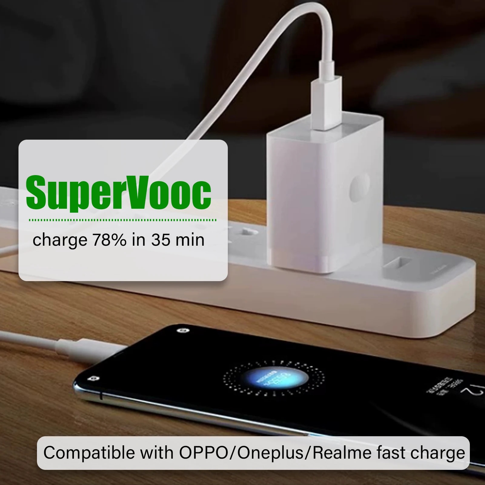 For Realme Charger, Super Dart for Realme 10 11 Pro/Gt5/C55/c35/c53 Adapter,SuperVooc charger for OPPO, Warp charger for Oneplus