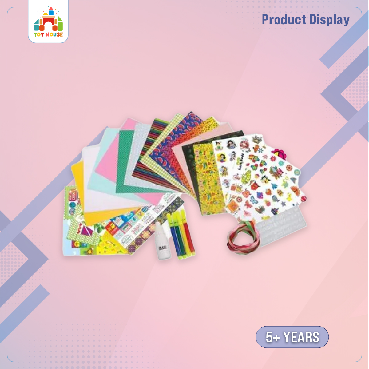 FUNSKOOL Handycrafts - Scrapbook kit DIY Scrapbook  Stick Sketch Design and More 5 Years + Art and Craft kit. 