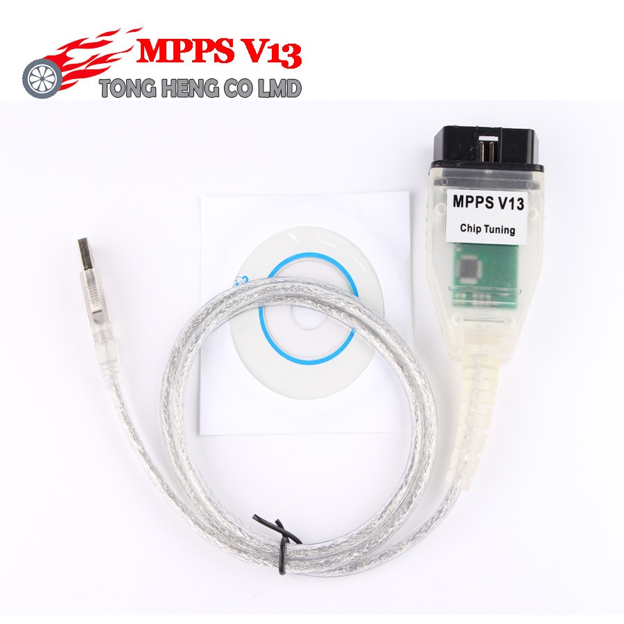 Best MPPS V13 K CAN Flasher Chip Tuning ECU Programmer Remap OBD2 OBDII Diagnostic USB Interface MPPS V13. 