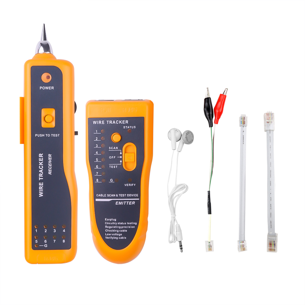 JW-360 LAN Network Cable Tester Diagnose Tone Cat5 Cat6 RJ45 UTP STP Line Finder RJ11 Phone Telephone Wire Tracker Tracer. 