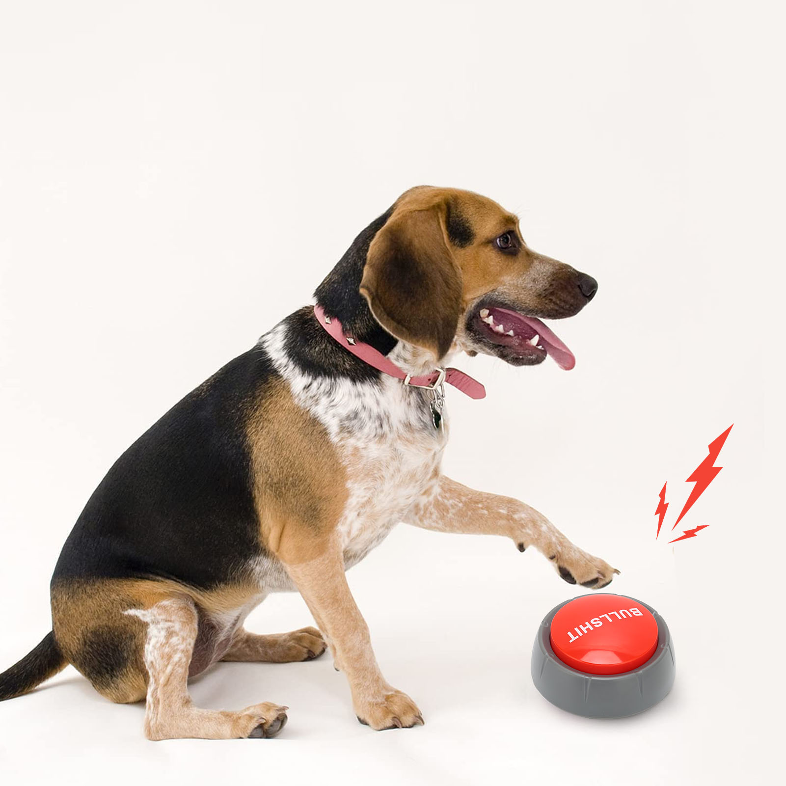 Game Show Buzzer, Press Type Sound Button ABS Red for Study Office Home. 