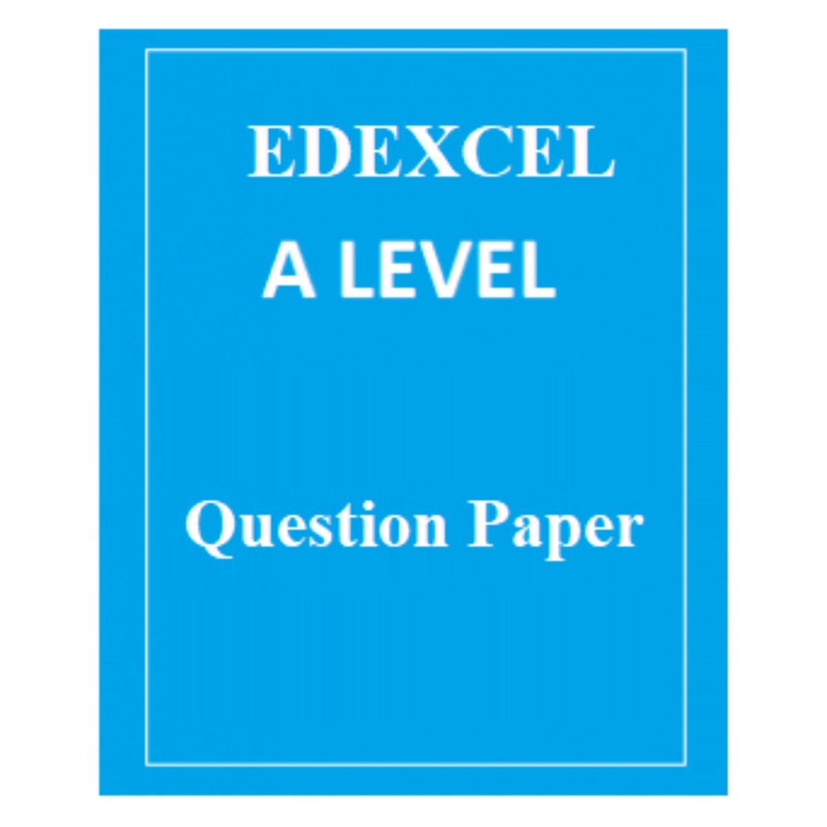 Edexcel IAL Biology Unit 5 Question Paper