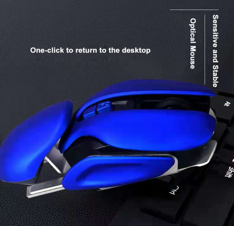 2.4G Wireless Mouse 4 Color USB Ergonomic Mouse Rechargeable Creative Game Mice Red Optical Big Hands Computer Mause For Laptop. 