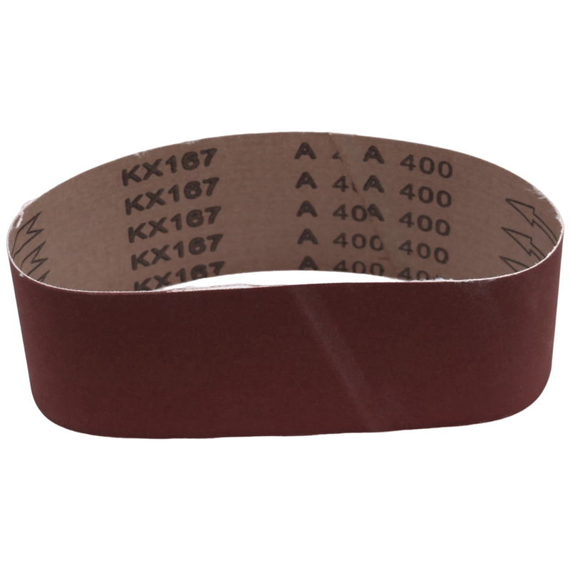 3X21 Inches(75X533mm) Aluminum Oxide Sanding Belt 30 Pack Sanding Belts ( 80 120 180 240 400 Grits) for Belt Sander