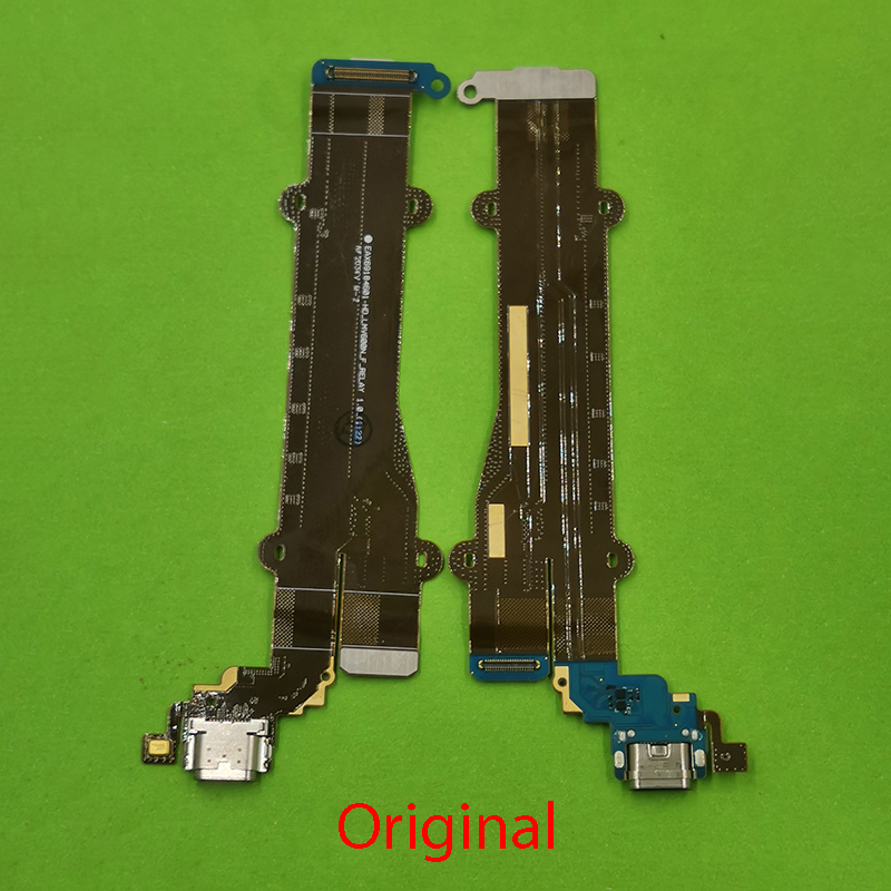 1pcs USB Charger Board Flex Cable For LG V60 ThinQ 5G V600TM V600AM LMV600EA Charging Port Connector With Microphone. 