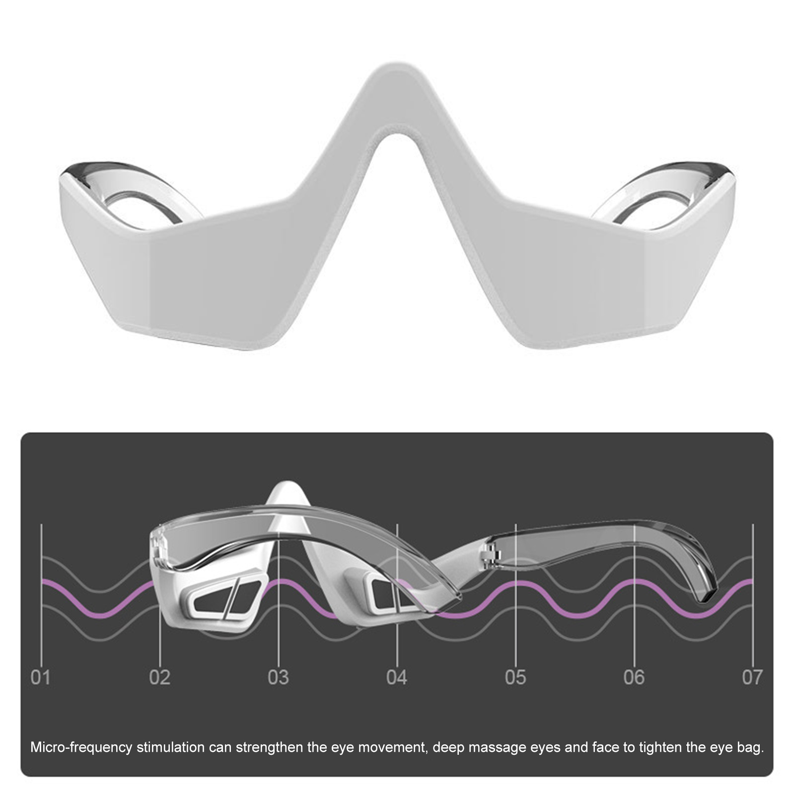 3d Eye Massager 3d Eye Beauty Massager for Dark Circles Eye Bags Micro-frequency Stimulation 3 Modes Relaxing Eye Tool All-in-one Eye Care Machine Buyer's Choice. 