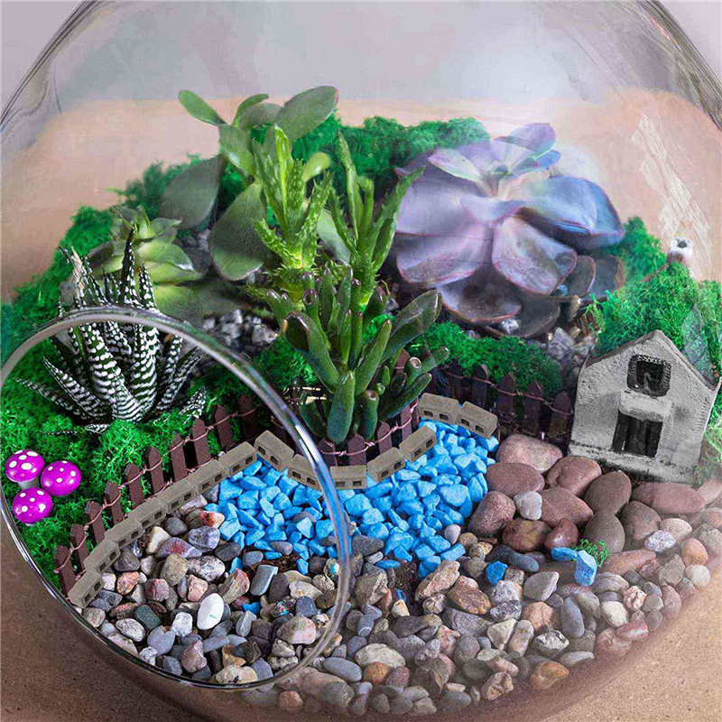 240 Packs Cinder Blocks 1/12 Scale Mini Bricks Concrete Miniature Bricks Tiny Landscaping Accessories. 