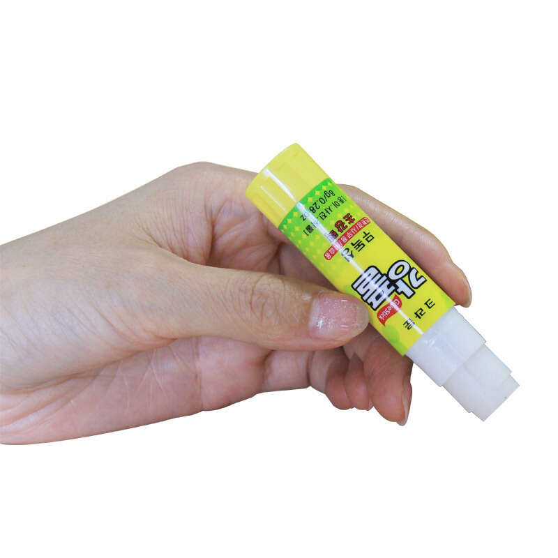 South Korea Crown Yellow 8/15/25/35g Glue Stick MUNGYO Korean Solid Adhesive Student Stationery Has Good Viscosity. 