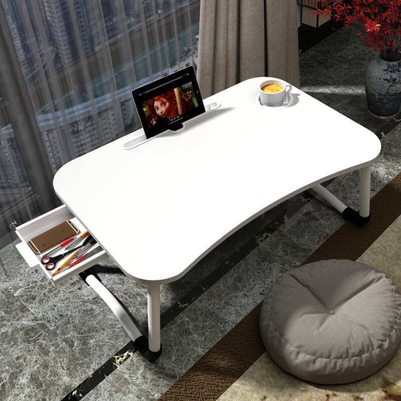 Laptop desk in bed, simple small table, student dormitory study lazy person desk, folding table