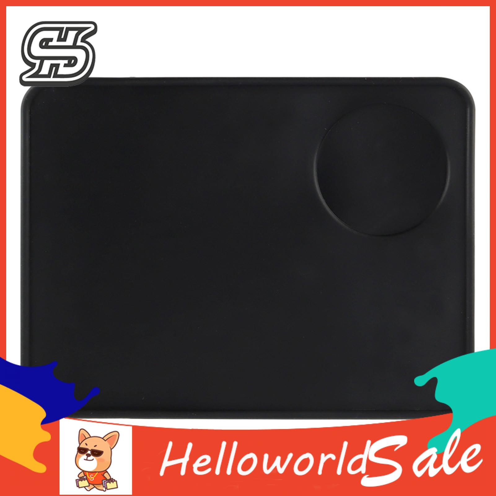HelloWorld Coffee Tamper Mat Wear-resistant Non-Slip Coffee Pad Tamp Station