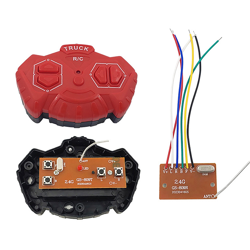 2.4G Four-way Remote Control Module 4CH RC Remote Control Transmitter Receiver Circuit Board Accessories Demoo