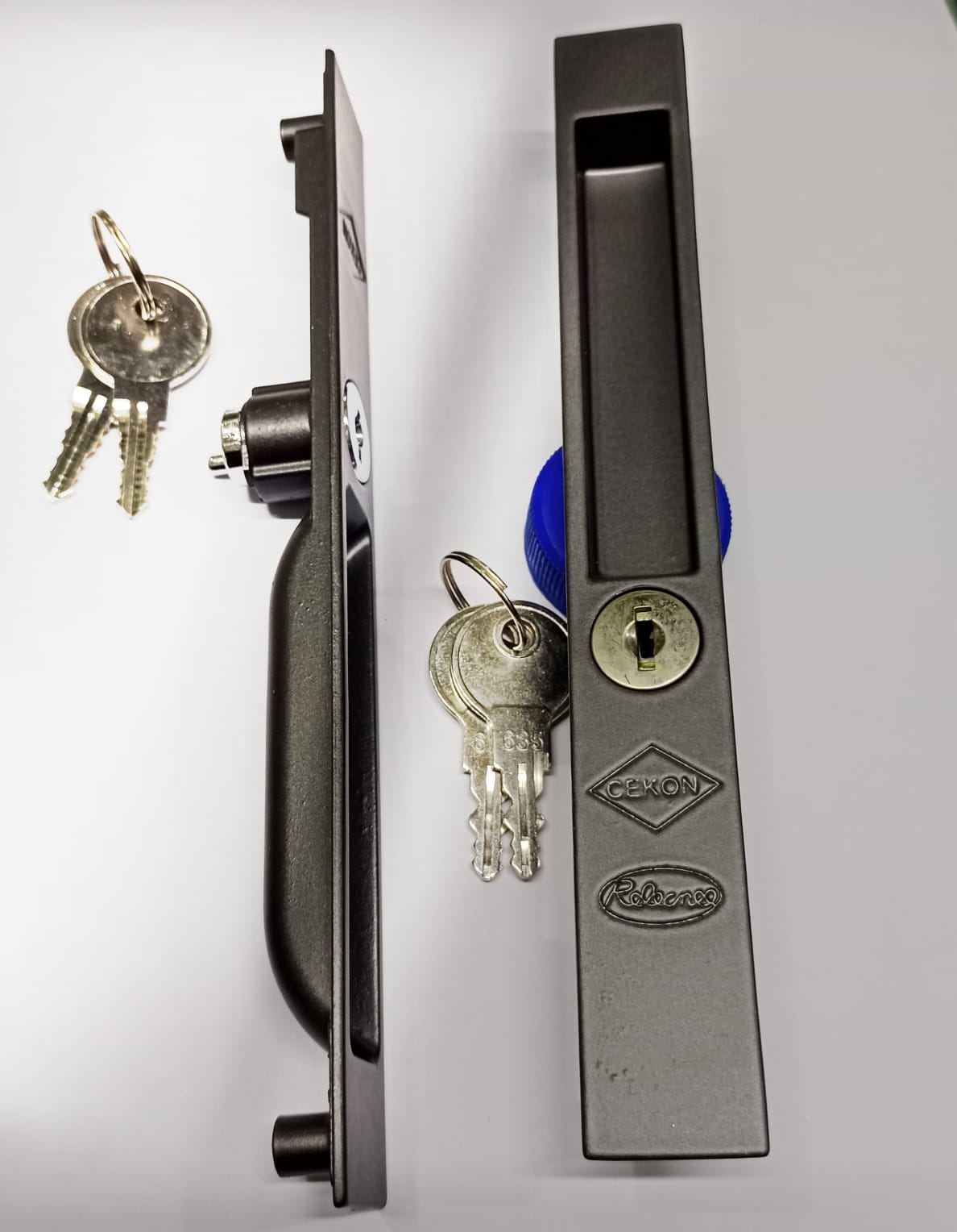 2 pcs Sliding window & door aluminium Sliding handle lock /black colour.. 