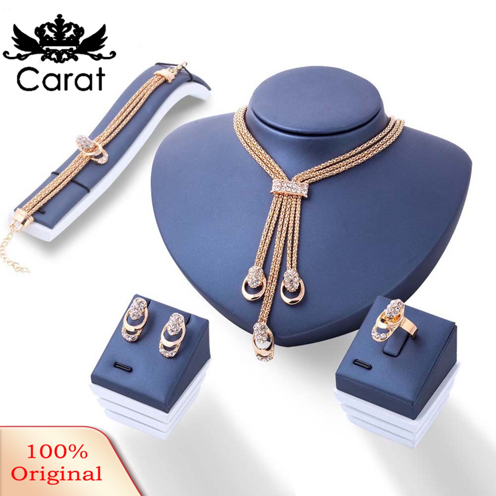 Bracelets All-Match Comfortable Alloy Rhinestone Pendant Necklace for Banquet