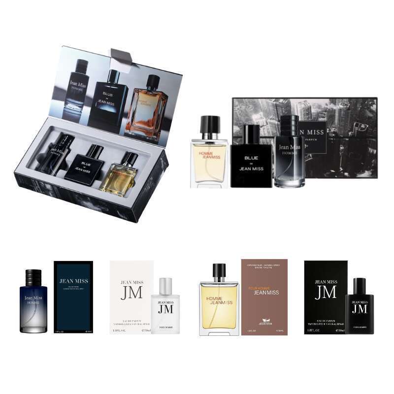 Small Town Yixiang Love vīriešu smaržu komplekts ilgstošs aromāts Blue Land smaržu dāvanu kastīte vīriešiem, 30 ml *3_voghion.com