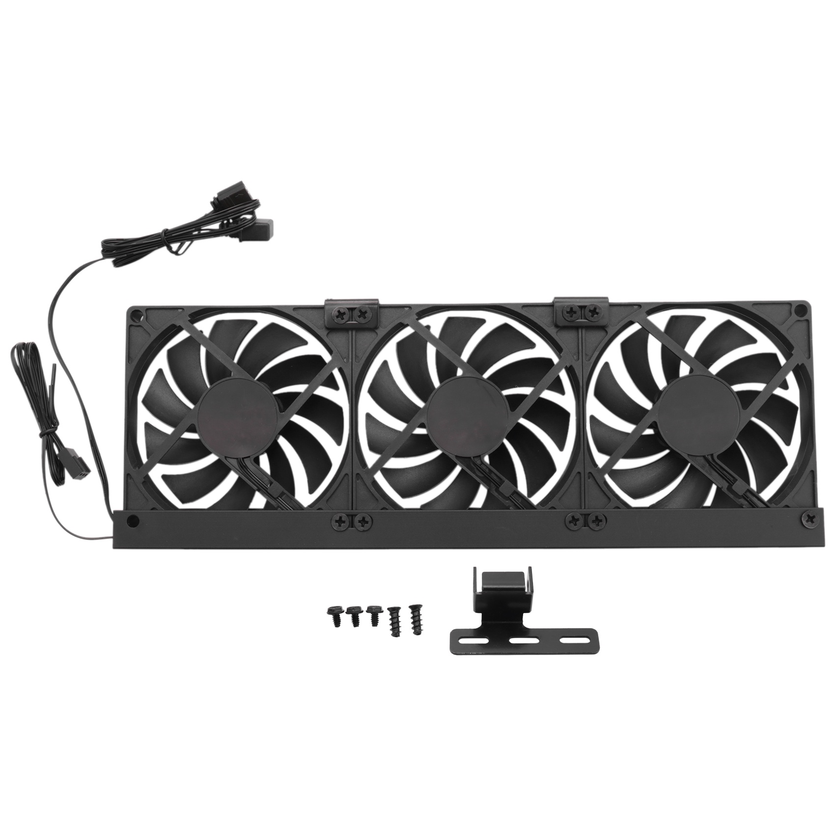 Universal GPU Cooling Fan 3X90mm ARGB Sync Lighting 5V Addressable RGB Silent Chassis PCI Graphics Card Cooler Fan. 