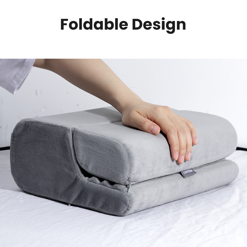 UGREEN Tablet Pillow Stand for Lap Soft Tablet Stand Holder Bed with 3 Viewing Angles Adjustable Pillow Holder for iPad Pro 9.7, 10.5, 11, 12.9 Air Mini 5 4 3 2 E-Reader. 