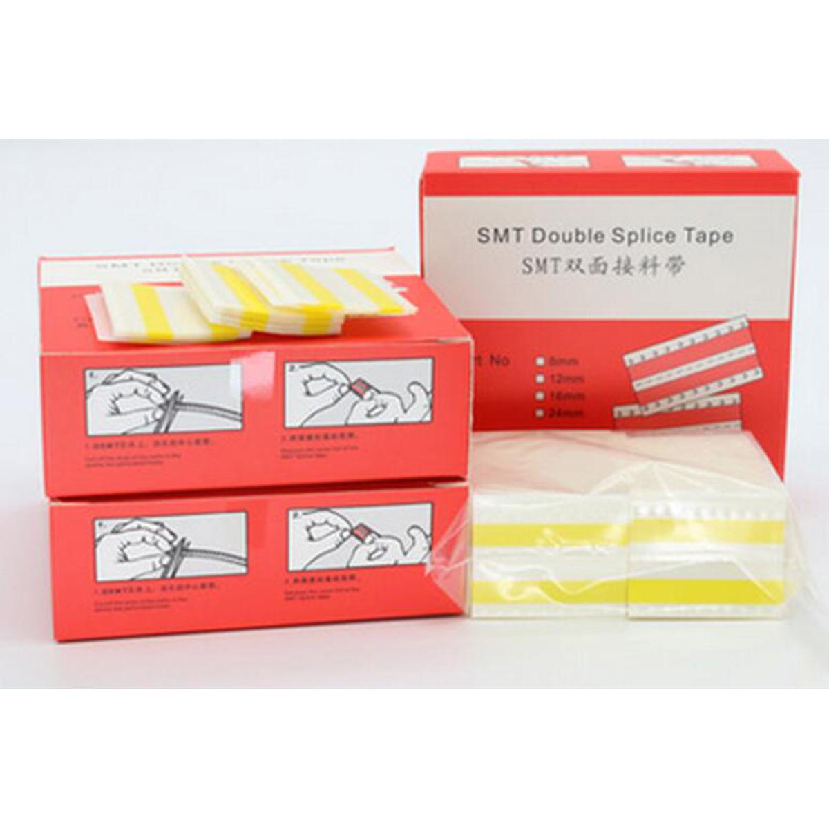【VisioN Shop】8mm 12mm 16mm 24mm SMT double splice tape Double Rectangular Splice Tape Film Joining Splicing Tape Using Rest Components