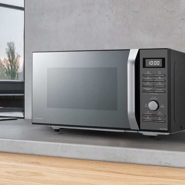 Panasonic NN-CD67MB 4-in-1 Convection & Grill Microwave Oven with Healthy Air Fryer | 27 Liter. 