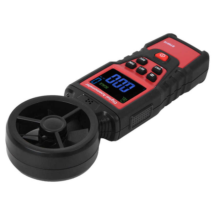 Wind Speed Tester ST6816 LCD Handheld Digital Anemometer Temperature Meter. 