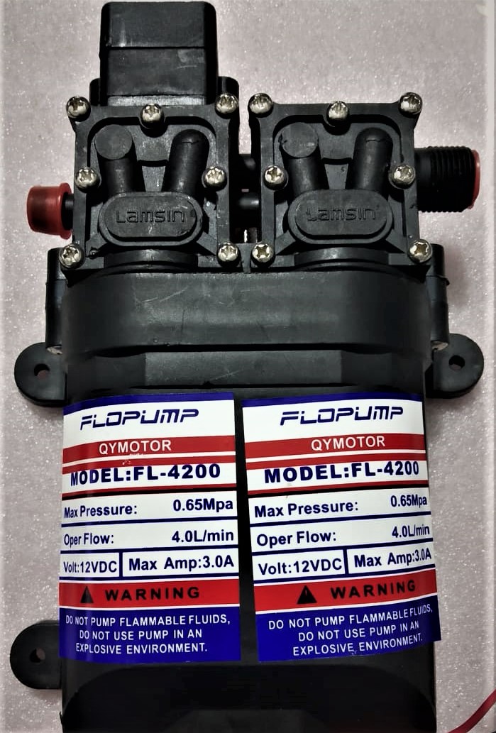 Flow Water Pump, Dc 12V To 24V, 100Watt, 100 Psi, High Pressure Flow