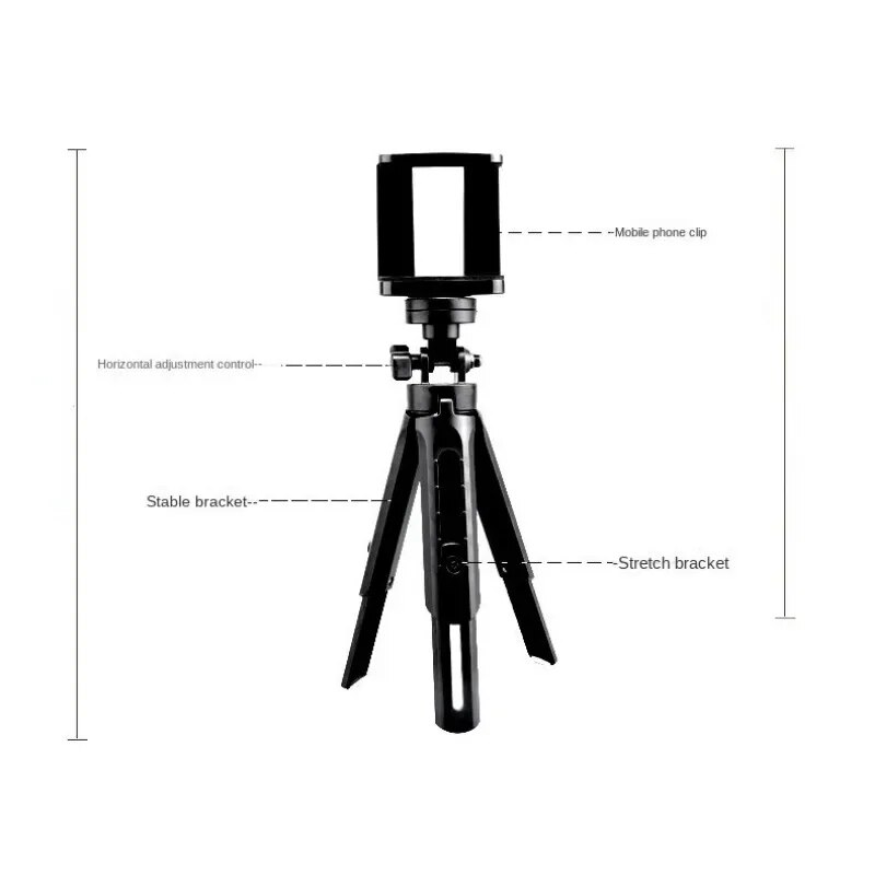 Removable Mini Selfie Tripod Portable Tabletop Camera Phone Tripod Ball Head for DSLR Mirrorless Cameras DV LED Video Smartphone. 