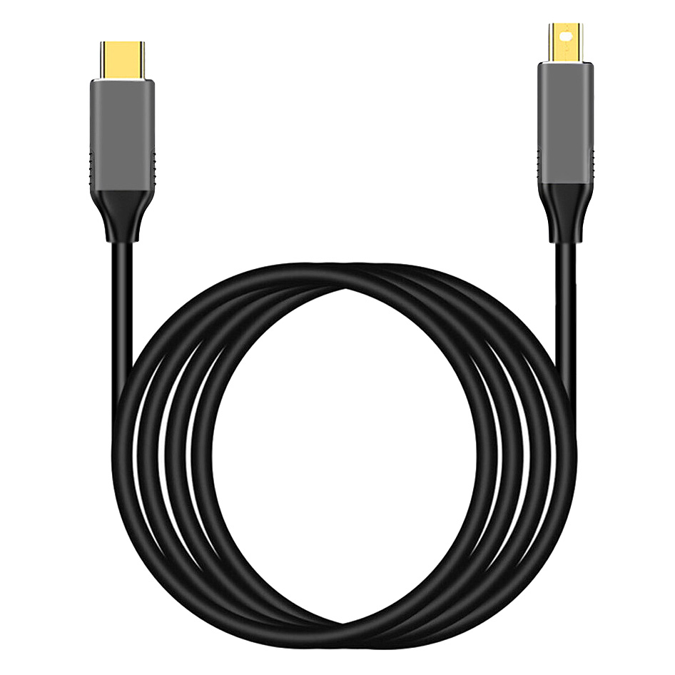 USB C to Mini Displayport Cable USB Type C Thunderbolt 3 to Mini DP Cord 4K Adapter Cable. 