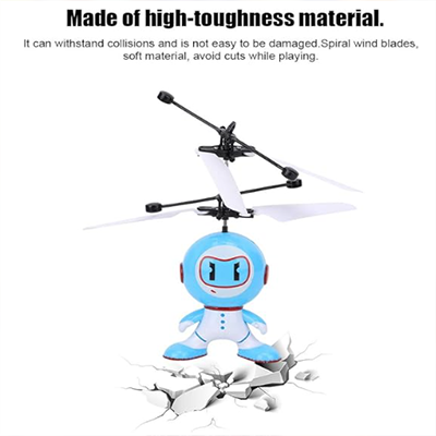 Flying Robot Toy Infrared Induction Robot with Soft Rotor Suitable for Children. 