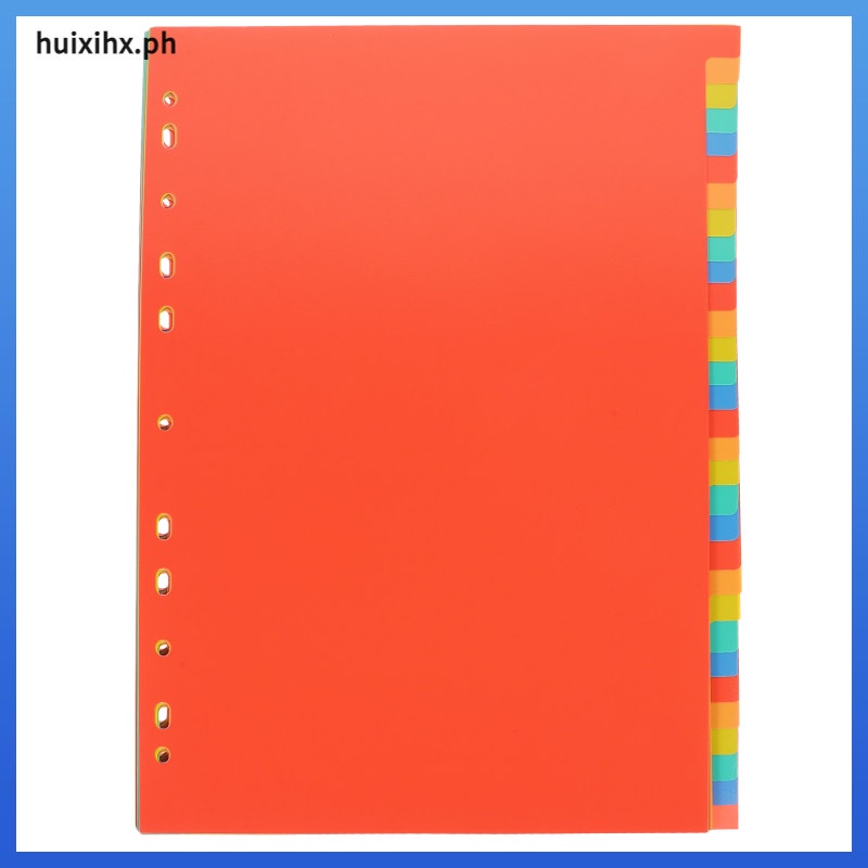 31 Sheets Plastic File Folder Tag Dividers Binder Page Organizer Adhesive Slip Paper Blank Loose Leaf Labels Notebook Supplies Tab huixihx. 