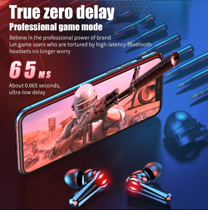 X15 TWS Wireless Bluetooth Headset LED Display Gamer Earbuds with Mic Wireless Headphones Noise Cancelling Bluetooth Earphones. 
