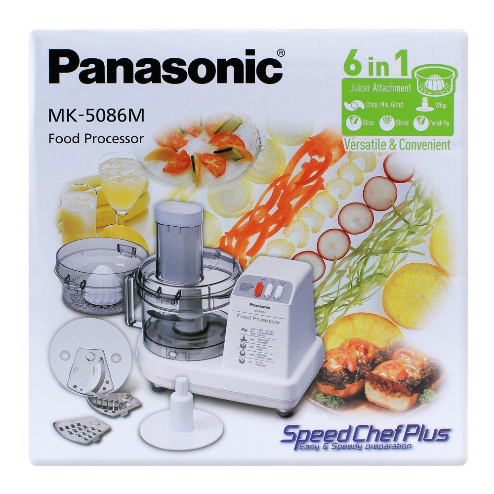 Panasonic MK-5086M 6-in-1 Multi-Functional Food Processor. 