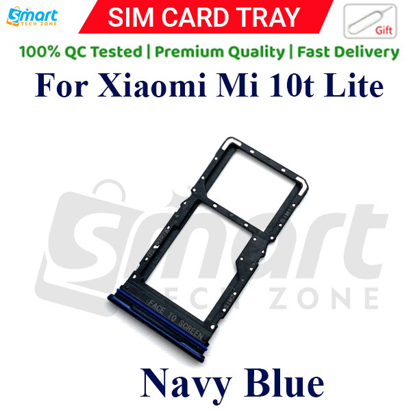 Xiaomi Mi 10/ 10 Pro/ 10 Lite/ 10t Lite/ 10t Lite Pro Sim Tray Micro SD Card Slot with Sim Ejector Pin Replacement Part. 