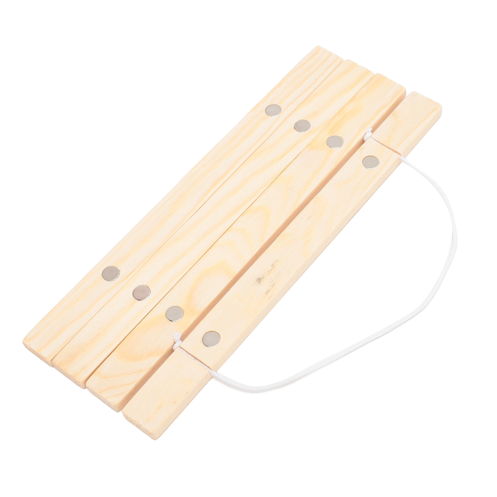 Magnetic Poster Frame Hanger Reusable Easy To Install Easy Operation Wood Poster Hanger Pine Replaceable for Maps for Pictures. 