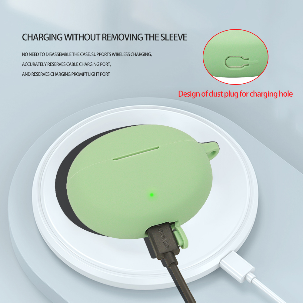 OnePlus Nord Buds 3 Pro Only cover Premium Artificial Carrying cover Shockproof Earbuds Protective Cover Box For Buds Soft Silicone Bluetooth Headphone Cover. 