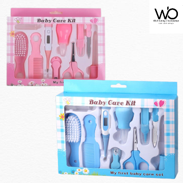 Baby Health Care Gift Kit 10pcs – Newborn Grooming & Nursing Accessories Set (Portable)**
