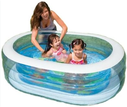 New High quality Intex Oval Whale Fun Pool 64 Inch 57482NP. 