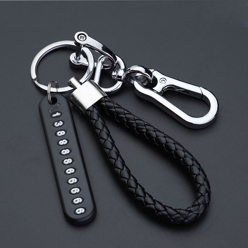Key Ring with Phone Number. 