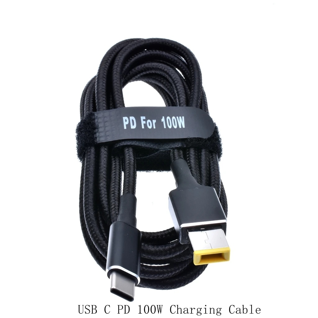 100W 5A PD to DC 5.5*2.1 5.5*2.5 7.4*5.0 4.5*3.0 Decoy trigger Adapter cable TYPE-C PD Decoy line charging notebook charger. 