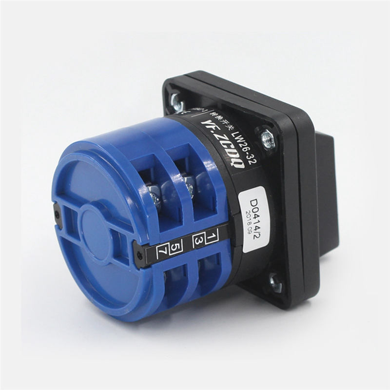 FORIDE Changeover Selector Switch 3 Positions 8 Terminals Universal Rotary Cam Selector Latching Switches 32A. 