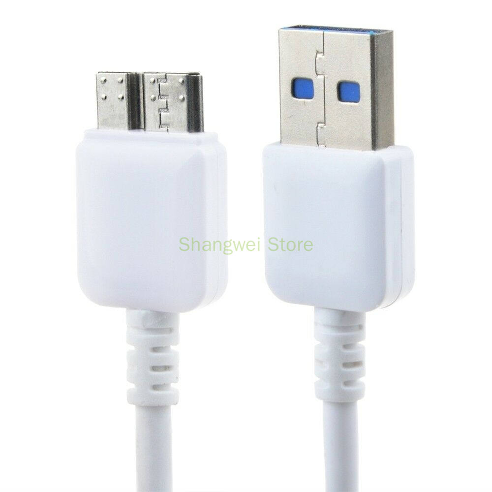 White USB 3.0 Cable for Seagate Backup Plus 4TB Desktop Hard Drive STCA4000100. 