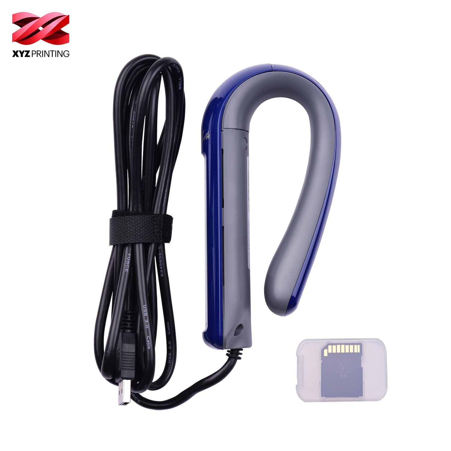XYZprinting Handheld Full Color 3D Scanner - blue. 