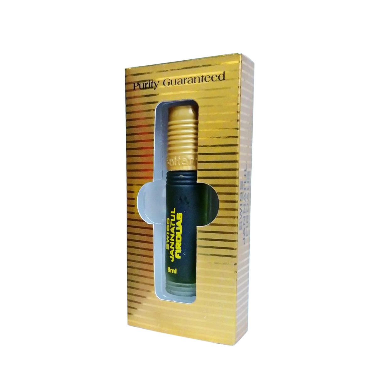 Alif Swiss Jannatul Firduas Attar Long Lasting Ferdaus Roll On Ator Non Alcoholic Perfume (Halal) - 8ml. 