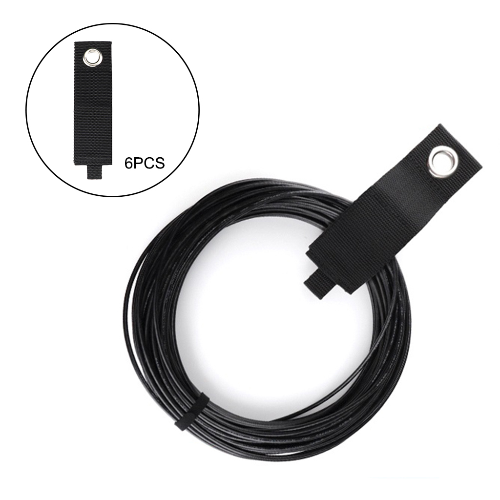 6pcs Extension Cord Holders Heavy Duty Storage Straps Fit with Garage Hooks. 