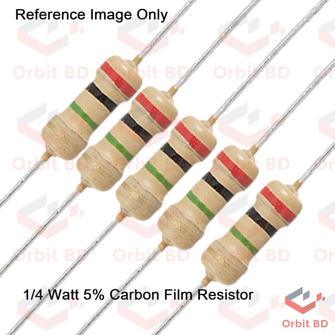 100Pcs 18K Ohm Resistor 18KOhm Carbon Film Resistor 18K Ohm 1/4W Resistance 0.25 Watt 5% Tolerance Fixed Resistors Passive Components Parts. 
