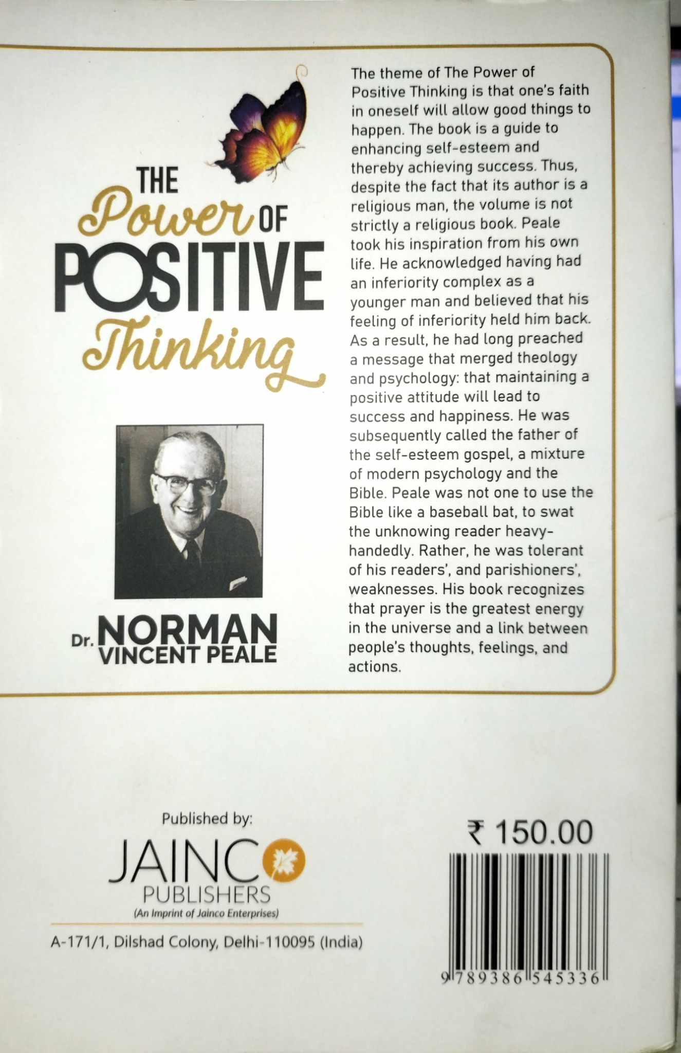 THE POWER OF POSITIVE THINKING ( Paperback). 