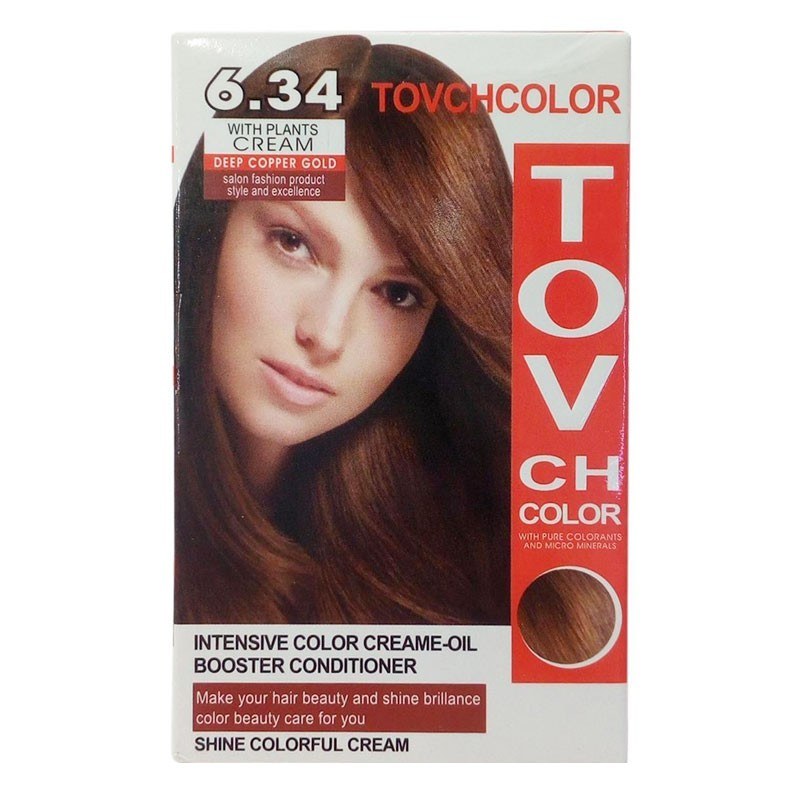 Tov Ch Hair Color Cream Deep Copper Gold 6.34 -30x2ml