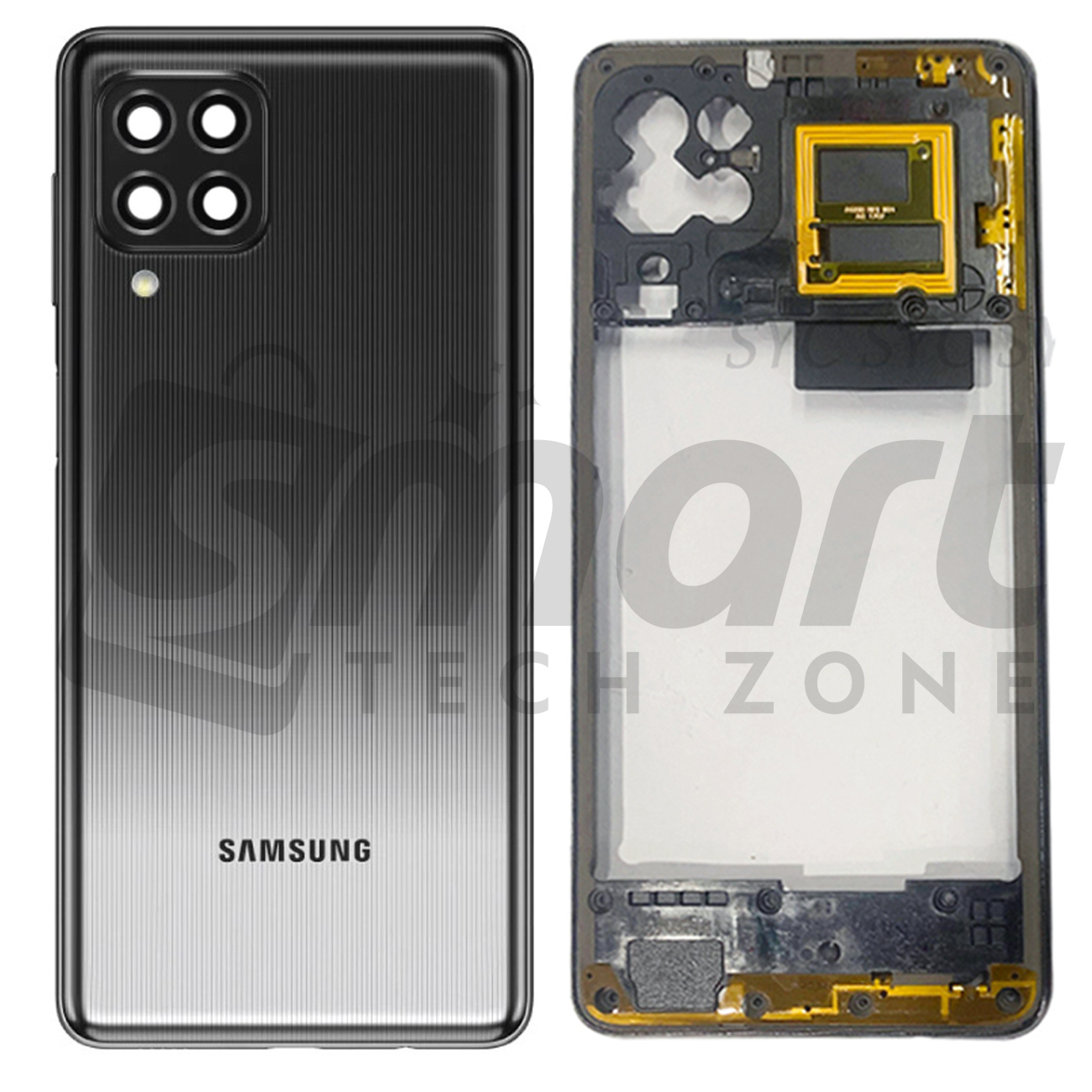 Samsung Galaxy M62/ Samsung Galaxy F62 Middle Bezel Housing Frame and Back Panel Without Front LCD Frame Panel. 